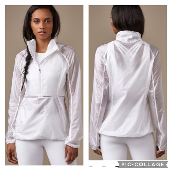 lululemon athletica Jackets & Blazers - Lululemon Run With It Jacket White Size 4
